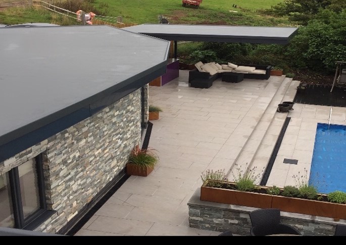 EPDM flat roof for house in Norwich