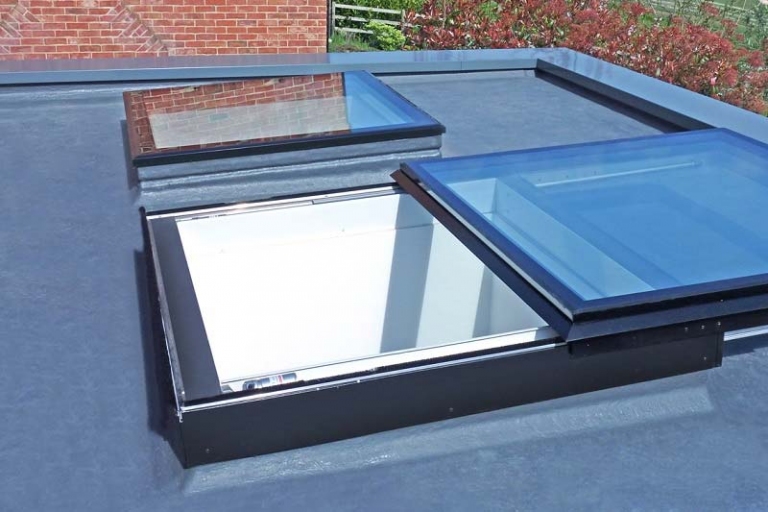 Sliding flat roof windows installed in Brighton