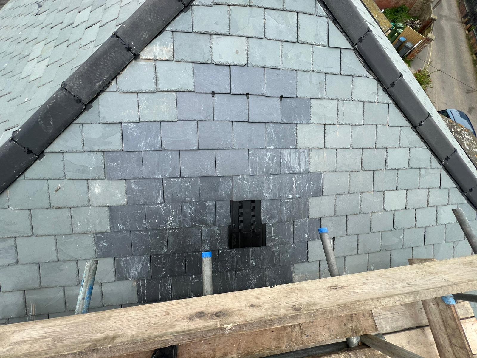 Photo of chimney removal work in Norwich