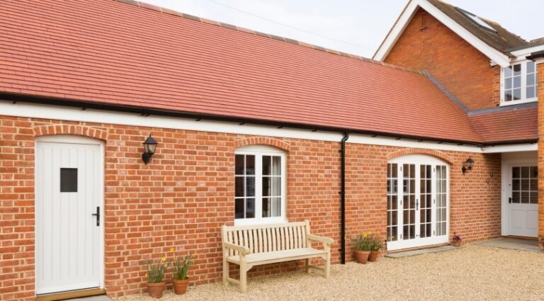 New clay tiled roof installed on extension for customer in Norwich