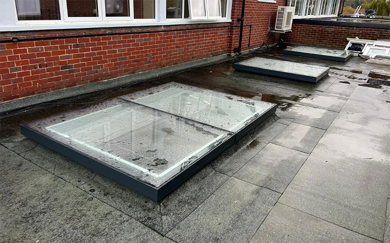 Roof window installed on a School roof in Norwich