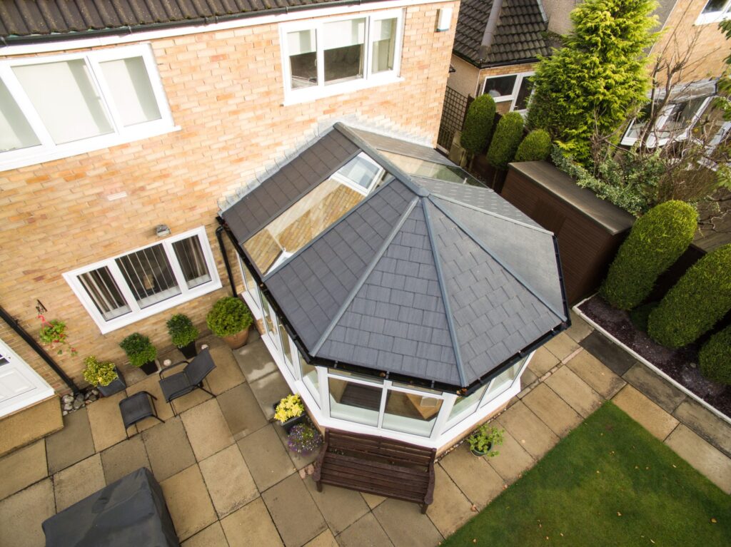 New tiled warm conservatory roof in Norwich